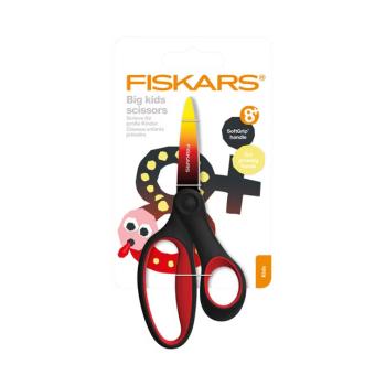 Fiskars Große Kinderschere 15cm Ombre Rot 8+